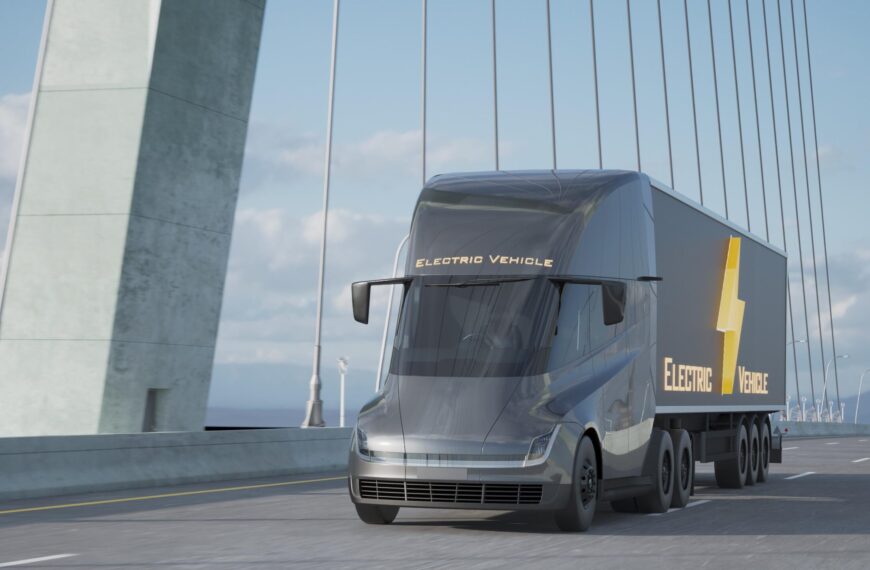 Self driving semi truck