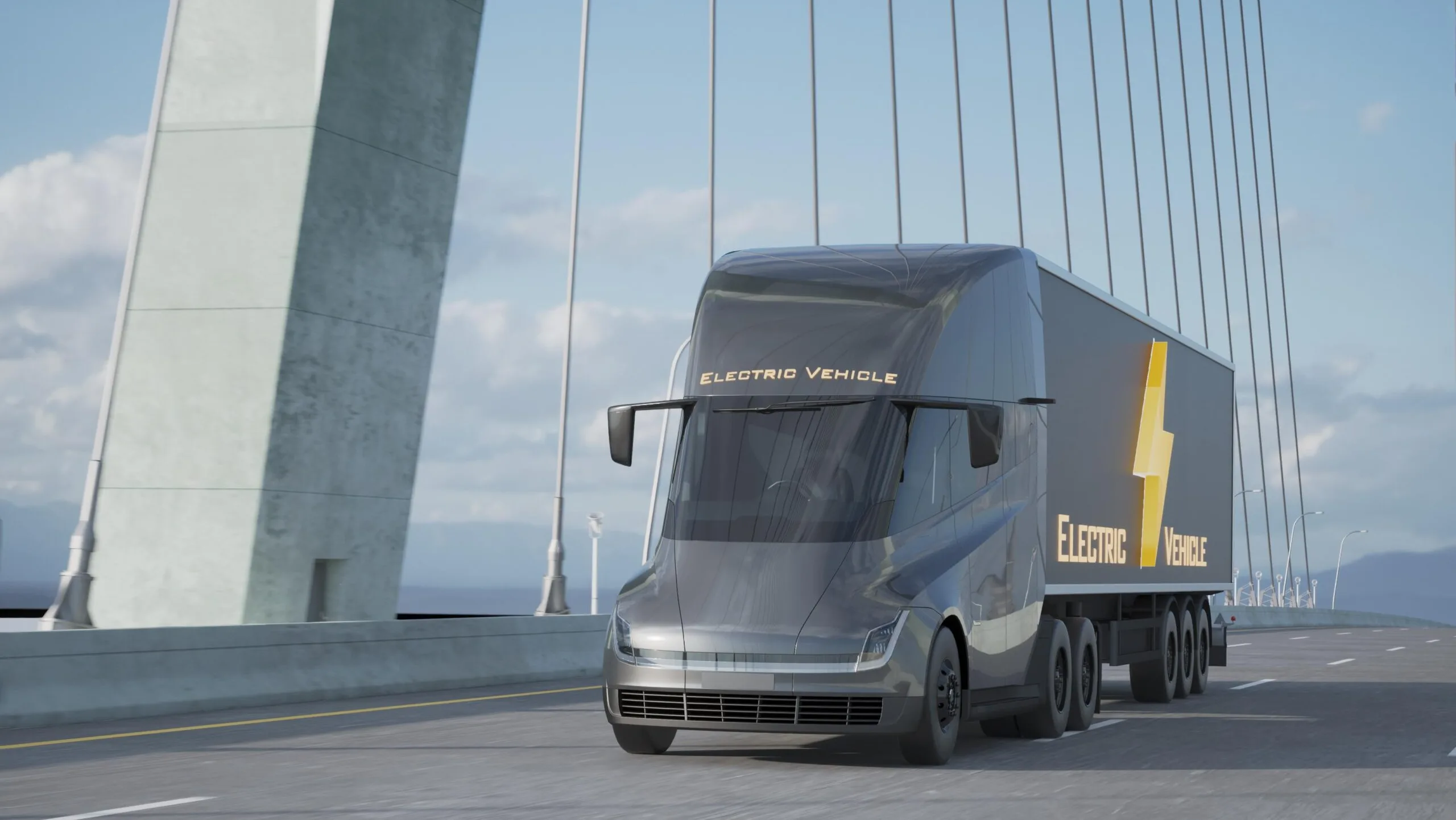 Self driving semi truck